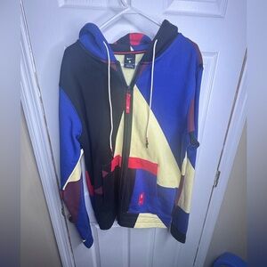 Nike kids Blue and Black Zip-Up Sweater